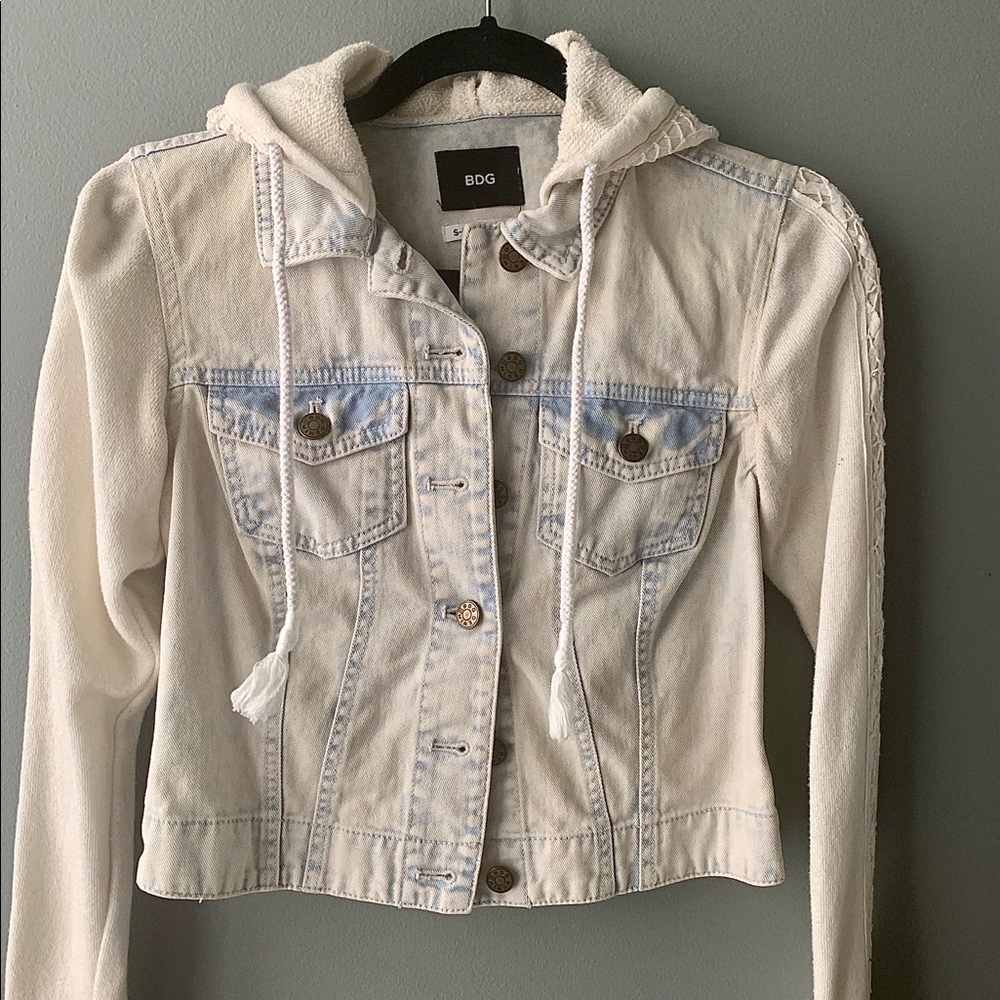 Urban Outfitters Denim & Terry Jacket